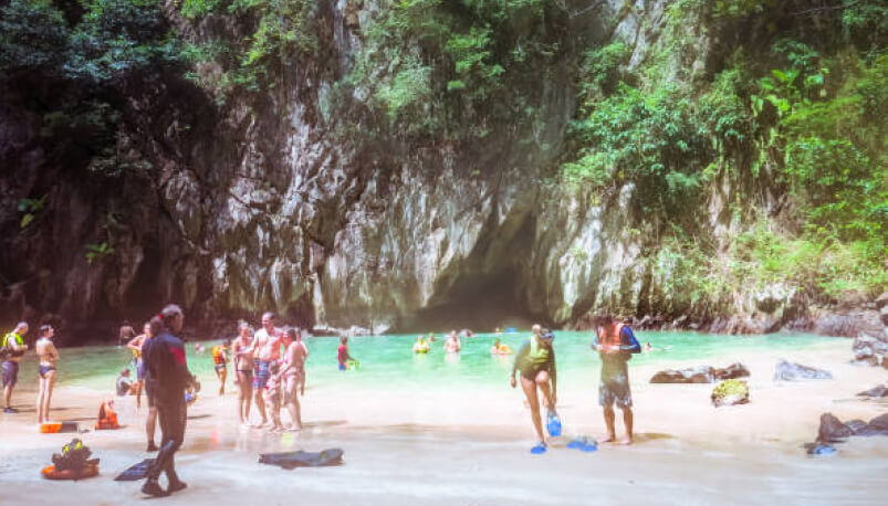 Krabi: 4 Island Trang Day Trip by Catamaran Boat